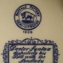 Buffalo Pottery, Plate, Doctor Disputing Bill, 1909