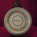 Vintage HR Quimper, Floral Patterned Plate, Unique