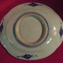 Vintage Confronting Dragon Dish, Blue and White