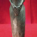 Ebony Hand Carved Statue of Woman, Kenya