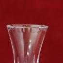 Wedgwood Crystal Vase Clear with Diamond Cut Pattern Pedestal Base and Star