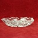 Brilliant Cut Glass Candy Dish Saw tooth Rim Intricate Hobstar and Fans Design