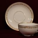 Theodore Haviland China Red Floral Pattern Schleiger Ten Piece Set
