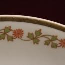 Theodore Haviland China Red Floral Pattern Schleiger Ten Piece Set