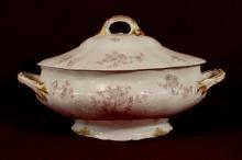 Theodore Haviland Tureen Soup Bowl and Plate Floral 1895