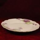 Haviland China Plate Floral Scalloped Edges in Gold