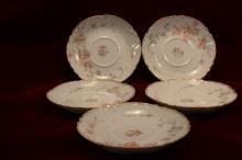 Haviland Saucers Made for J E Caldwell & Co