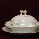 Theodore Haviland China Platter Butter Dish Plate and Strainer