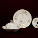 Theodore Haviland China Platter Butter Dish Plate and Strainer