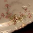 Theodore Haviland China Platter Cup and Saucer Pink Floral Pattern