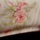 Theodore Haviland China Bowl Pink Roses with blue flowers