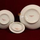 Theodore Haviland China Sugar Bowl and Creamer Pink Roses Gold