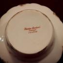 Haviland China Sugar Bowl Plate and Finger Bowls Rose pattern