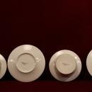 Haviland China Desert Bowls and under plates Roses and Chain Link Pattern