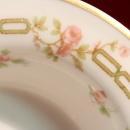 Haviland China Desert Bowls and under plates Roses and Chain Link Pattern