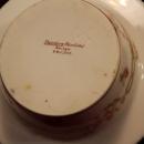 Haviland China Desert Bowls and under plates Roses and Chain Link Pattern