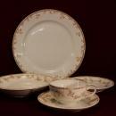 Antique Haviland China Five Piece Set Floral Garland