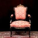 Louis XV Salon Set Fauteuil Arm Chairs Four Pieces Majestic