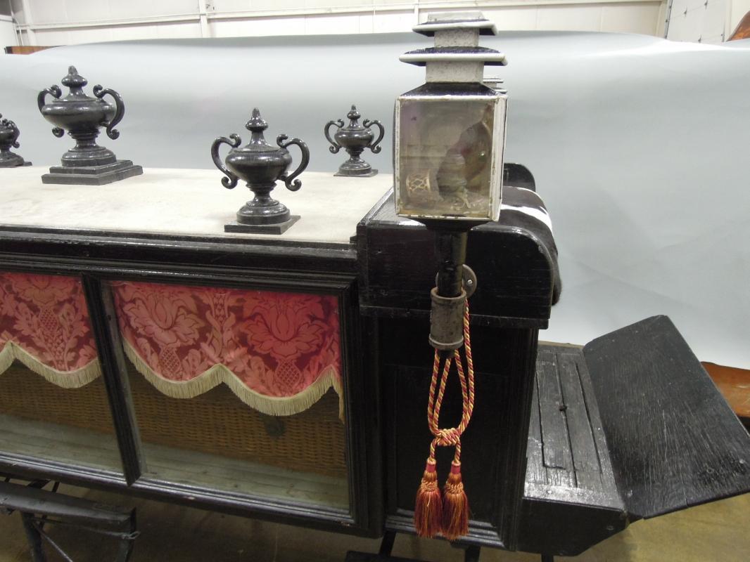 Antique Horse Drawn Hearse Sleigh Carriage Rare to find 1880’s