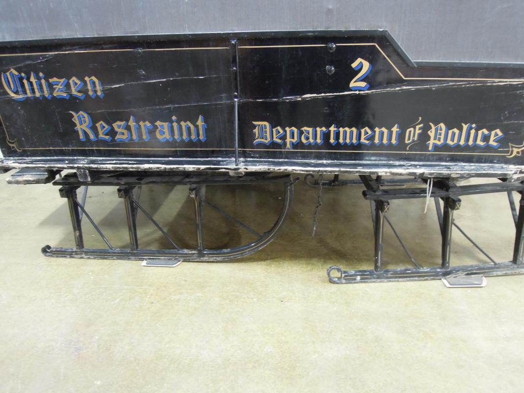 Antique Paddy Wagon Sleigh Canvas Top One of A Kind Piece
