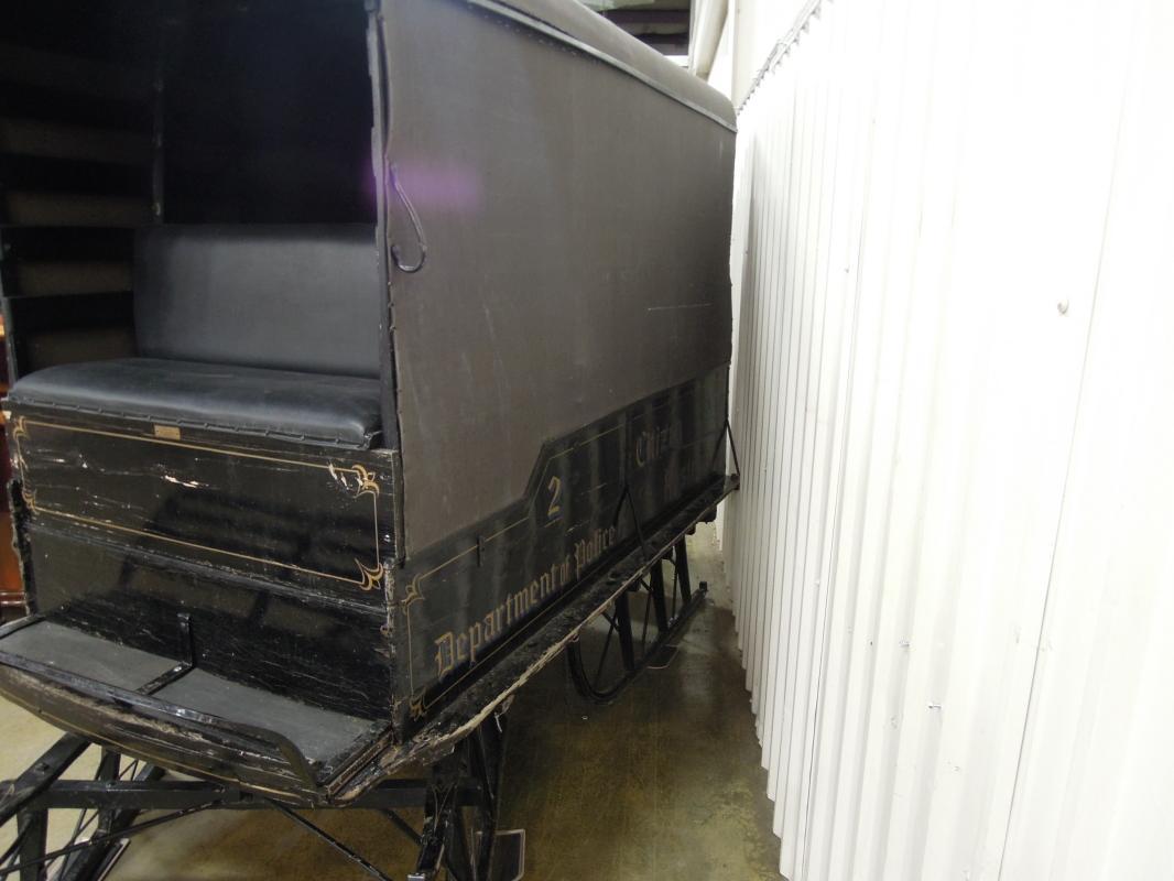 Antique Paddy Wagon Sleigh Canvas Top One of A Kind Piece