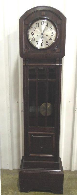 Antique Junghams Grandfather Clock Hastings Short Case Model