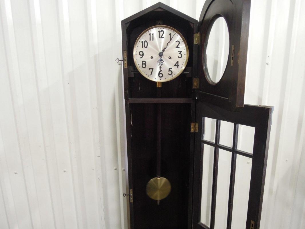 Antique Junghams Grandfather Clock Hastings Short Case Model