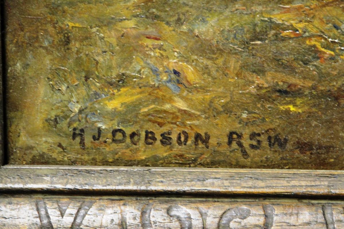 Henry John Dobson RSW Oil on Canvas