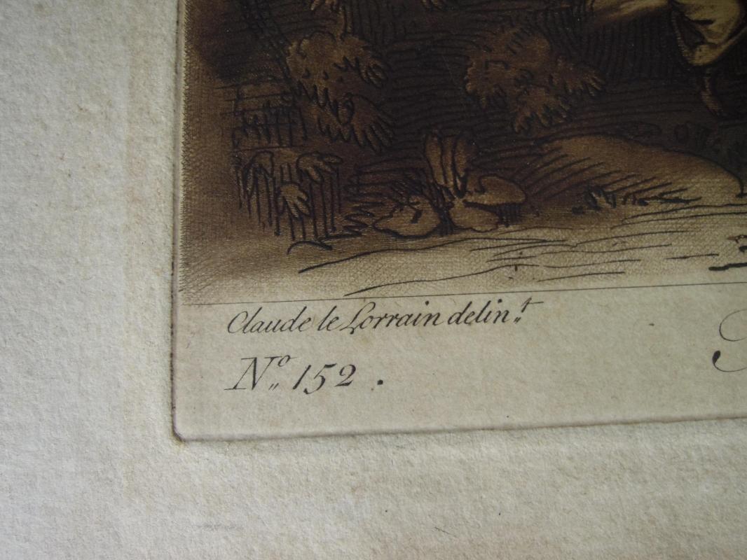 Print Liber Veritaits After A Landscape with Cattle Second