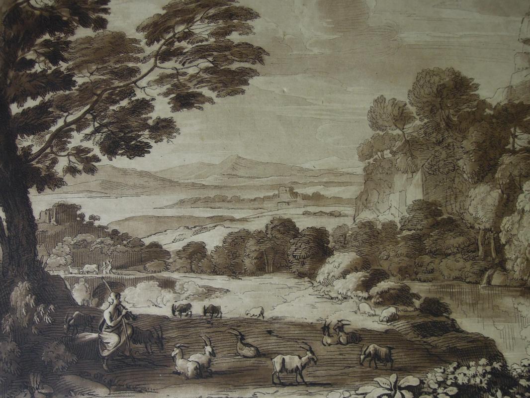 Print Liber Veritaits After A Landscape with Cattle Second