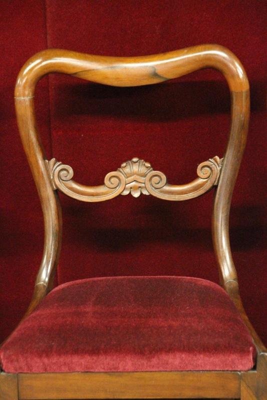 Victorain Chairs Velvet Fabric Mohair
