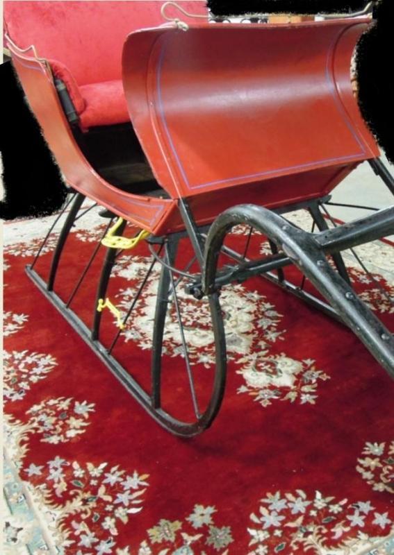 Porland Cutter Sleigh Red Black with Shaves