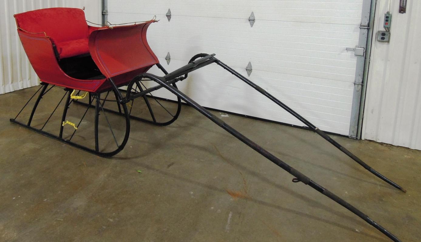 Porland Cutter Sleigh Red Black with Shaves