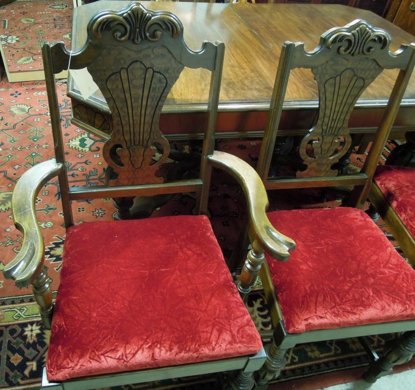 Antique Basset Colonial Revival Dining Room Set Sideboard