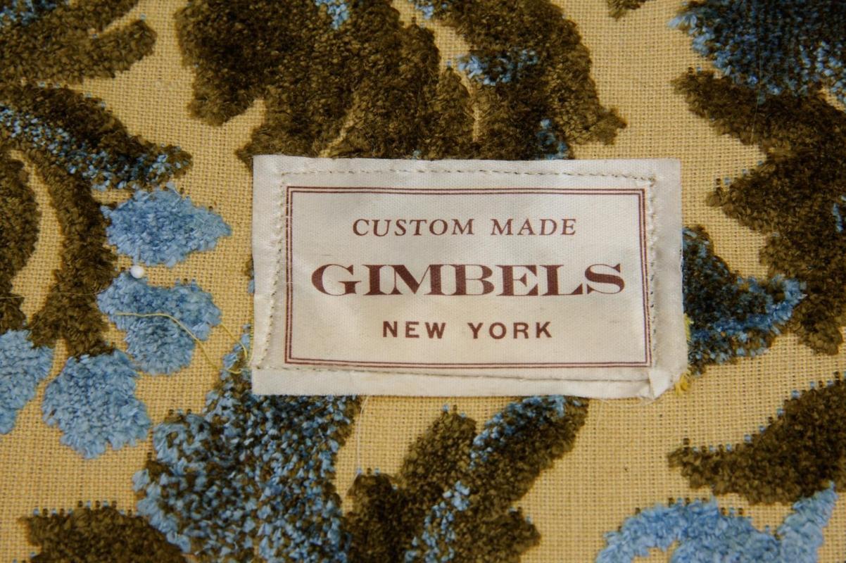 Gimbels Figural Sofa Chair Head Carved Rare