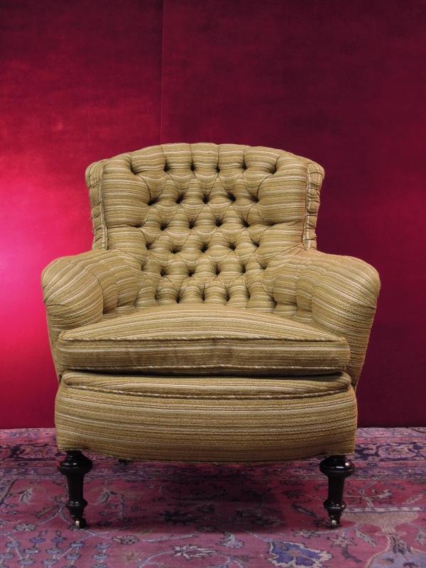 Turkish Arm Chair Multi Colored Tufted Back