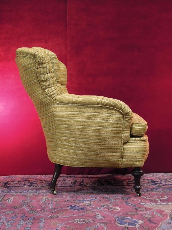 Turkish Arm Chair Multi Colored Tufted Back