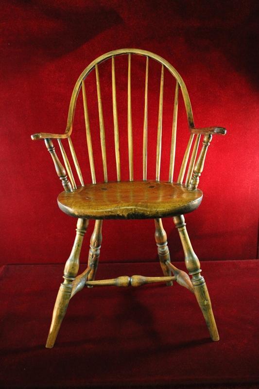 AntiqueMc Cormick Windsor Chair New Oak England RARE