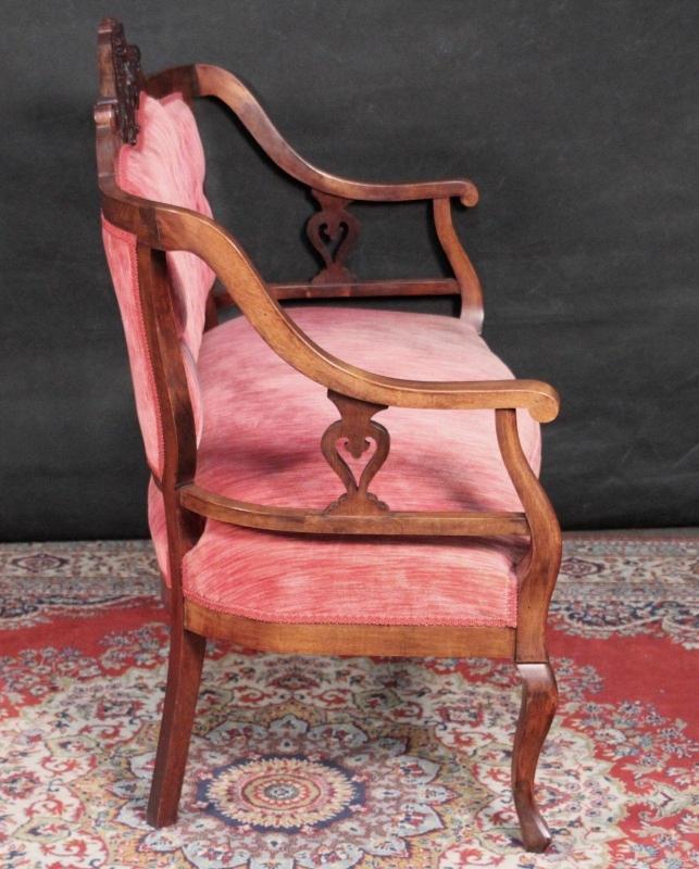 Carved Antique Parlor Settee Rocking Chair Side Chairs Man Of North Wind Zeus