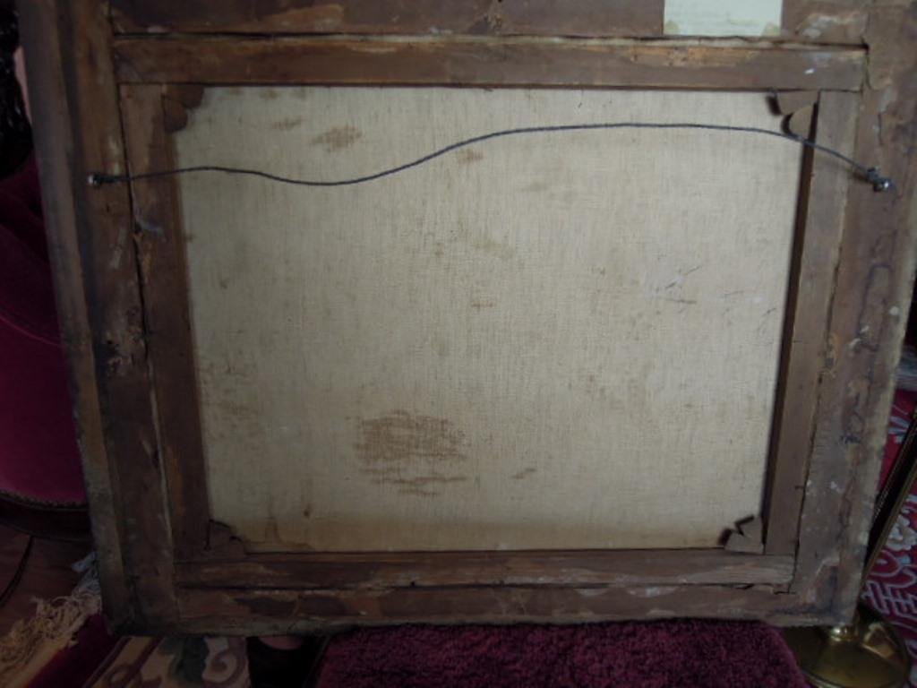 Antique Oil Painting Kaiser Franz Joseph 1 Horse And Buggy