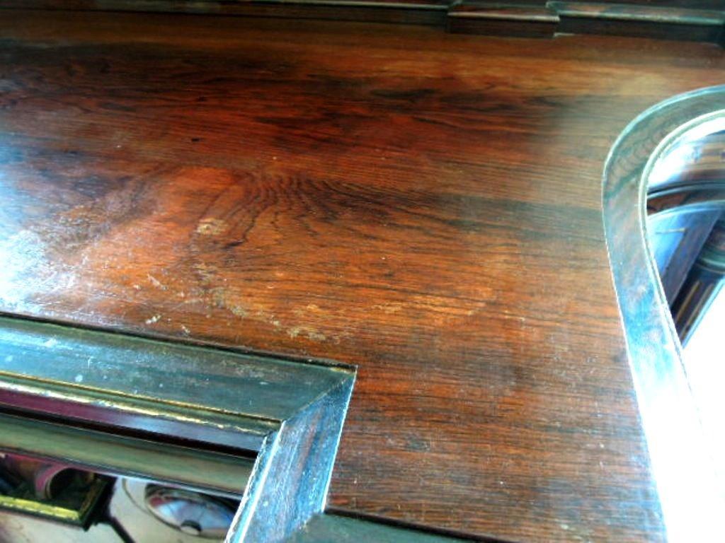 French Renaissance Revival Credenza Inlaid Carved Floral Designs
