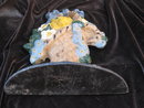 Cast Iron Flower Basket Doorstop Door Stop
