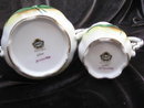 Porcelain Norcrest Liily Of The Valley Sugar & Creamer Handpainted Set
