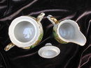 Porcelain Norcrest Liily Of The Valley Sugar & Creamer Handpainted Set