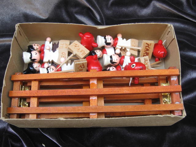 Vintage BBQ Steer or Bull Steak Meat Markers Rare Medium Well Done