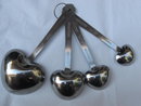 Kate Aspen Heart Shaped Stainless Steel Measuring Spoons