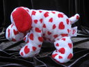 Ty Sweetly The White & Red Puppy Dog With Valentine Hearts