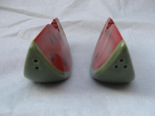 Slice Of Watermelon Salt & Pepper Shakers