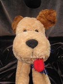 Large Brown & Tan Puppy Dog Crazy Legs Plush