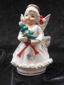 Vintage Lefton Ceramic Christmas Angel